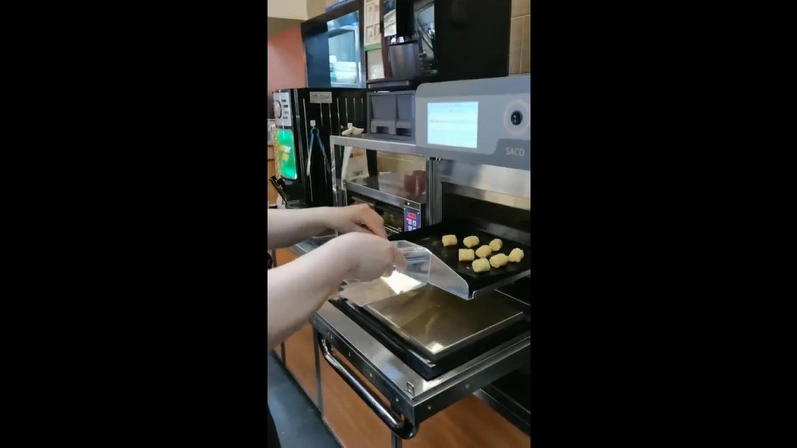 High-Speed Oven for Tater Tots Baking, SACO V1