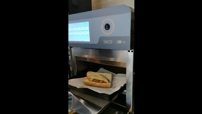 High-Speed Oven for Sandwich Baking, SACO V1