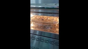 Ventless Impingement Oven for Baking Pizza in 120s